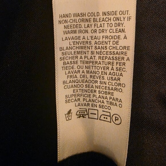 Velvet by Graham & Spencer Dress Womens XS Black Long Sleeve Ruched Soft - Picture 11 of 11